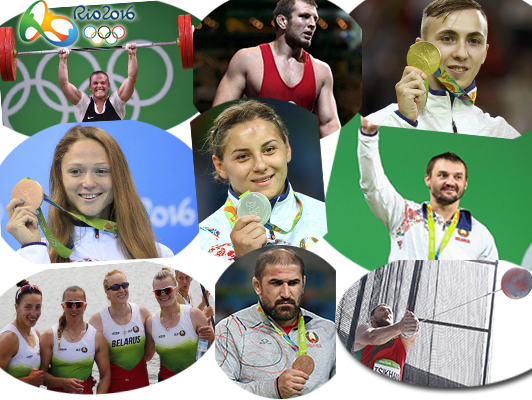 Сборная Беларуси завершила Олимпиаду в Рио-де-Жанейро с девятью медалями